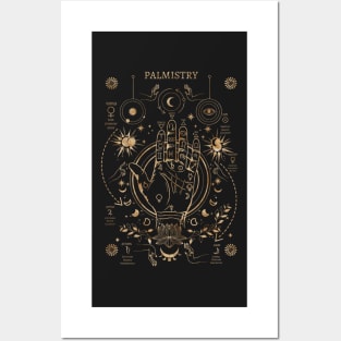 Palmistry - Gold Posters and Art